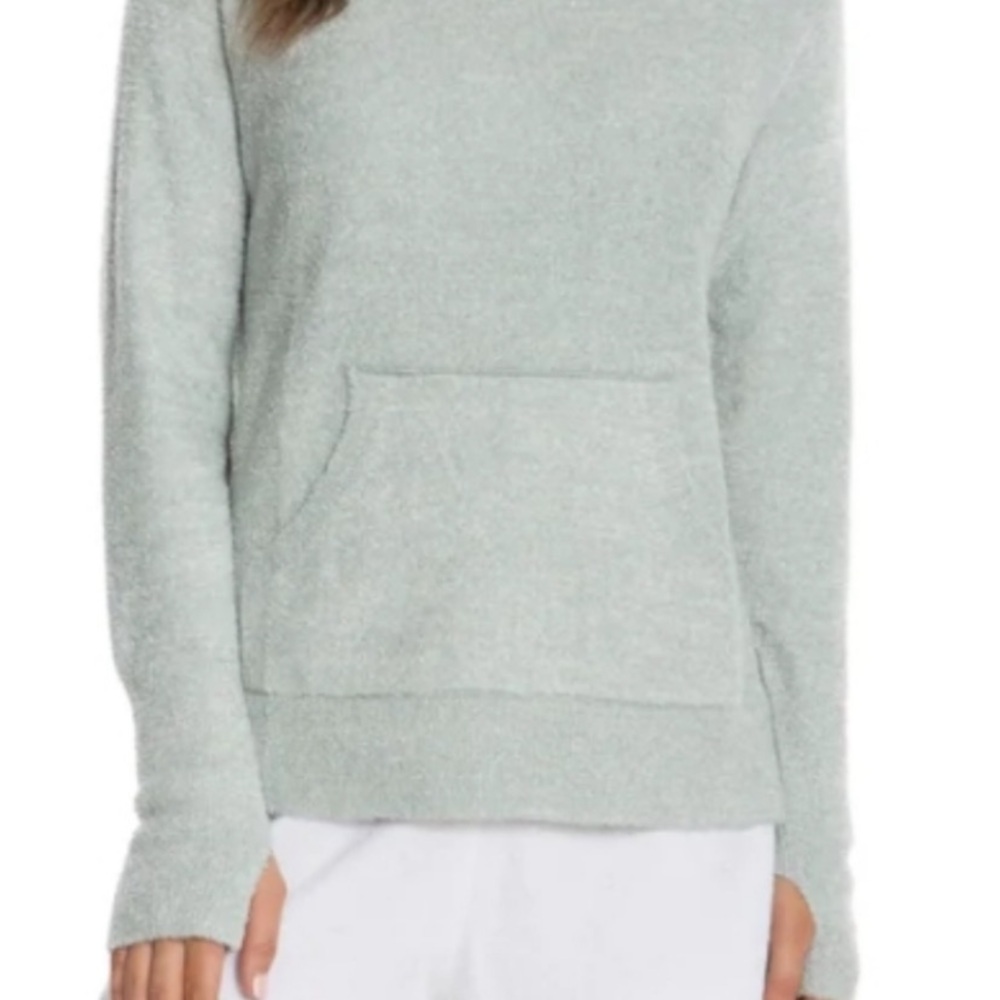Women's Barefoot Dreams Sz Medium Light Green Sweater